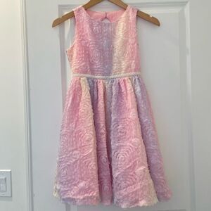 Blush by US Angels pastel color floral dress size 10
